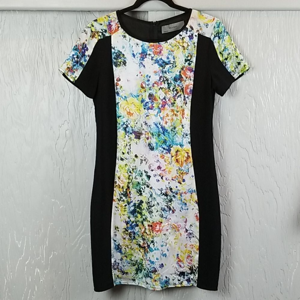 🖤5/$20🖤 WELLS GRACE colorful mini dress..short sleeve..
